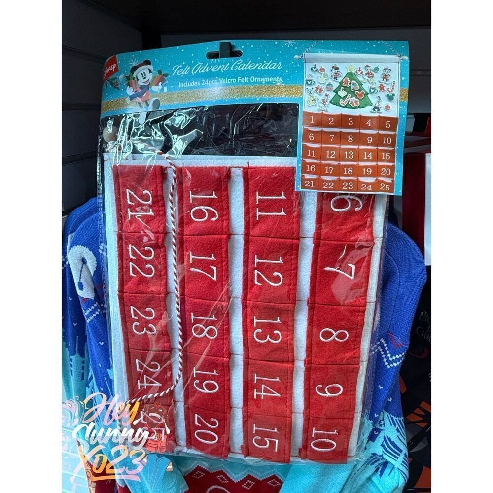 Disney Mickey Mouse and Friends Holiday Christmas Advent Calendar